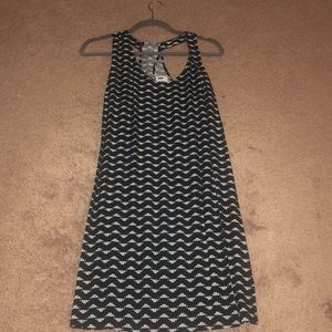 Black and white summer dress